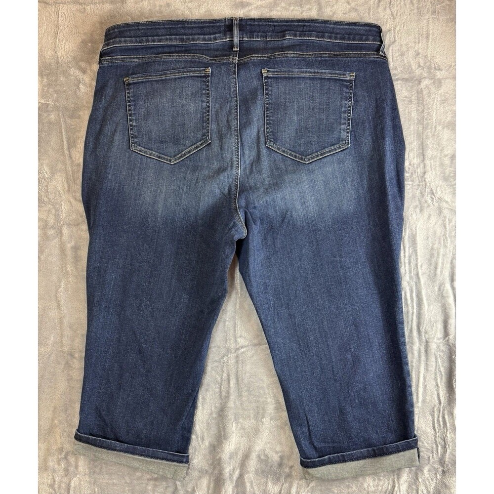 NYDJ Not Your Daughter Jeans Womens Size 20 Marilyn Straight Cropped Cuffed NWT - Picture 4 of 9